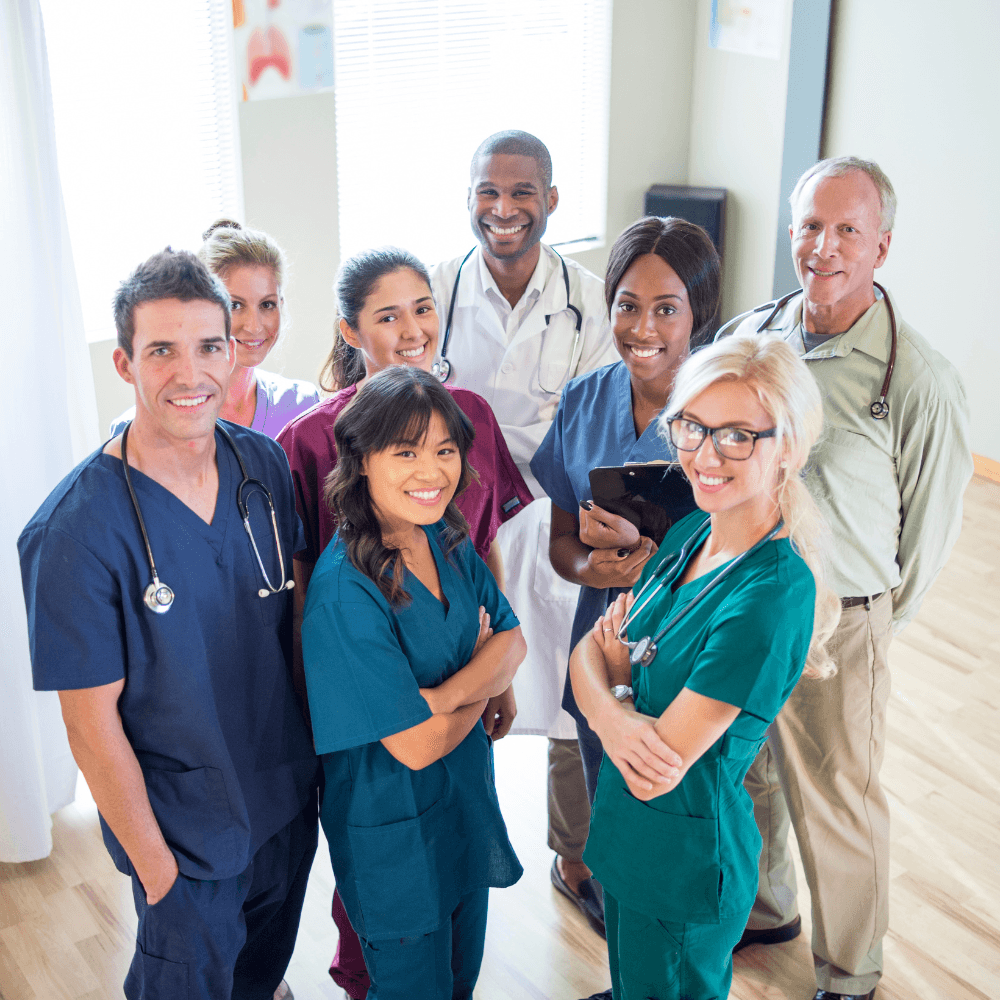 Professional using dashboard